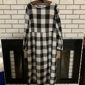 Buffalo plaid maxi